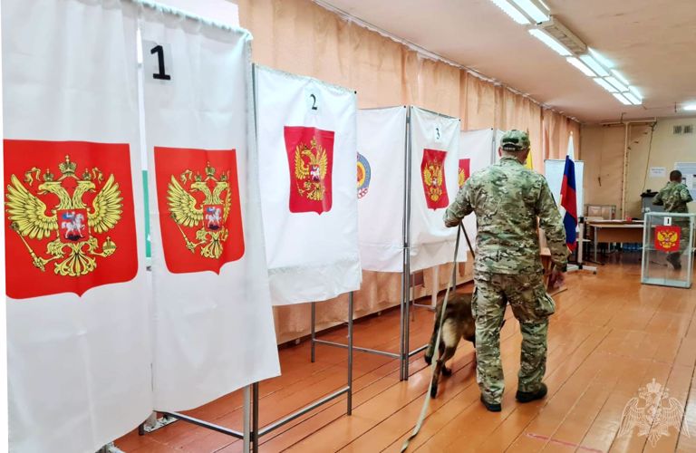 Росгвардия  участвует в обеспечении правопорядка в период Единого дня голосования в Калмыкии