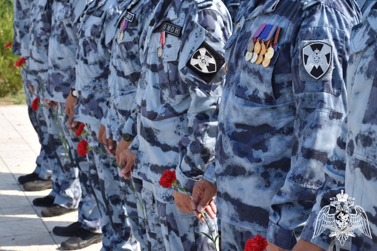 17-летие ОМОН «Ойрат» Росгвардии отметили в Калмыкии бойцы и ветераны подразделения