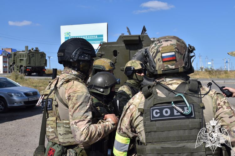 Росгвардия приняла участие в межведомственном учении в Калмыкии