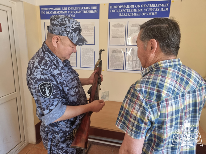 Итоги профилактического мероприятия «Гражданское оружие» подведены в Калмыкии
