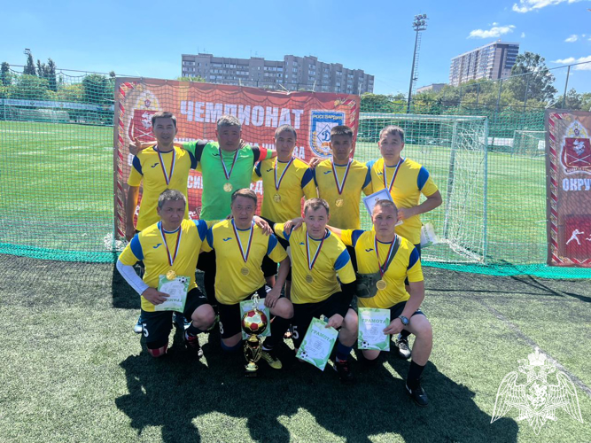 Калмыцкие росгвардейцы стали победителями чемпионата Южного округа Росгвардии по мини-футболу