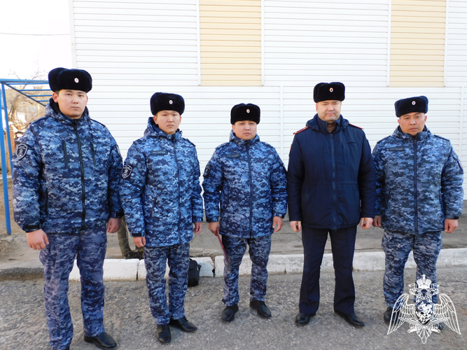 Калмыцкие росгвардейцы приняли присягу
