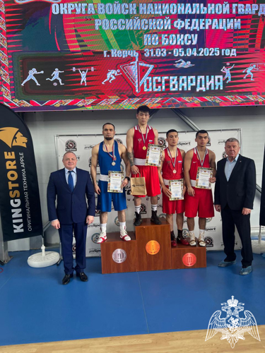 Калмыцкий росгвардеец – победитель Чемпионата Южного округа ведомства по боксу