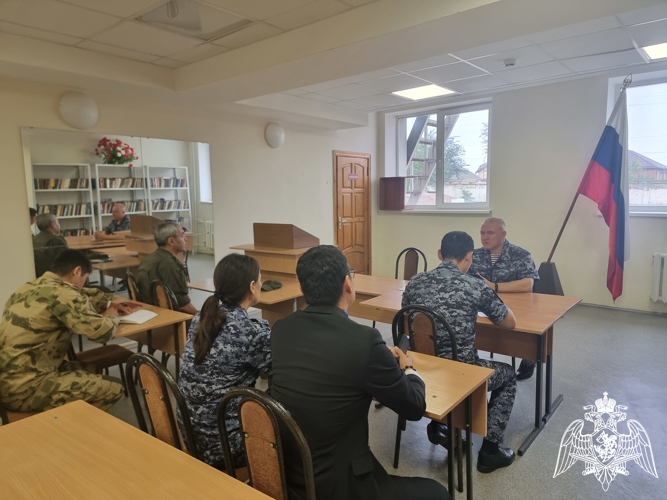 Калмыцкие росгвардейцы провели круглый стол, посвященный участию войск НКВД в Курской битве