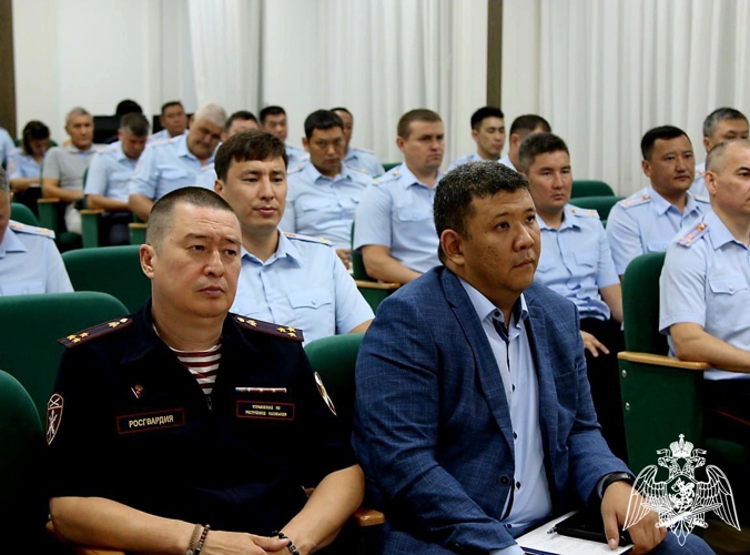 Представитель Росгвардии принял участие в работе оперативного штаба республиканского МВД в Калмыкии