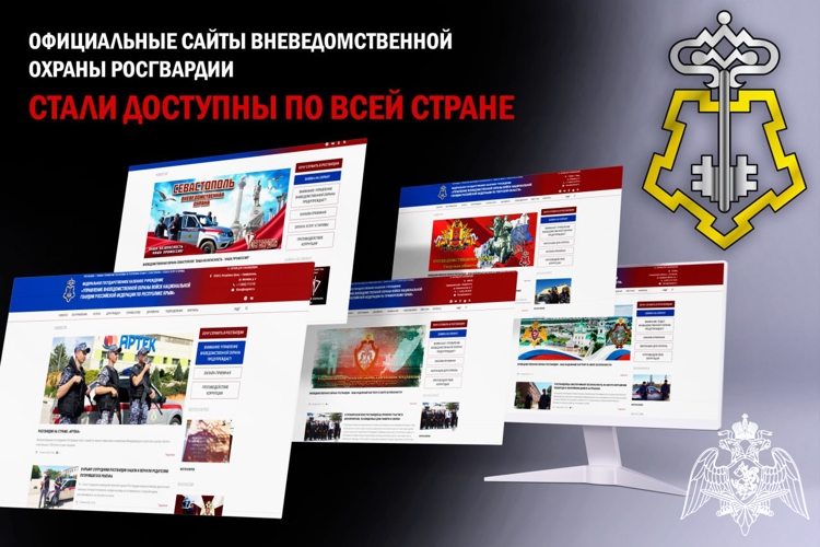 Официальные сайты вневедомственной охраны Росгвардии стали доступны по всей стране