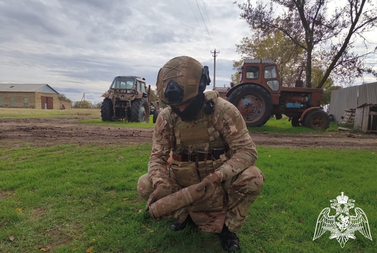 Боеприпас времен Великой Отечественной войны уничтожили росгвардейцы в Калмыкии
