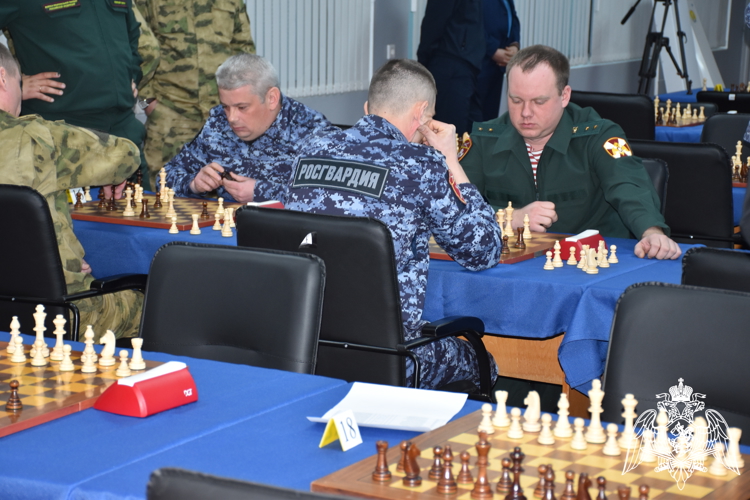 Чемпионат Южного округа Росгвардии по шахматам состоялся в Калмыкии