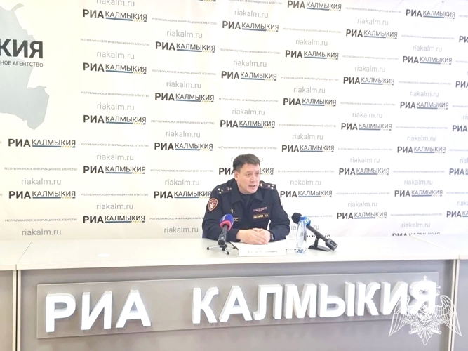 Начальник Управления Росгвардии в Калмыкии провел брифинг для СМИ к юбилею ведомства