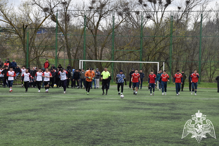 Росгвардейцы стали победителями чемпионата Калмыкии по футболу
