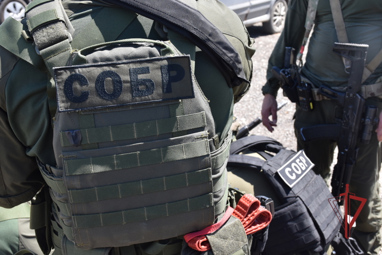 При силовой поддержке Росгвардии задержан подозреваемый в незаконном обороте наркотических средств в Калмыкии