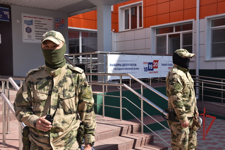 Росгвардия обеспечила безопасность на выборах в Госдуму в Калмыкии
