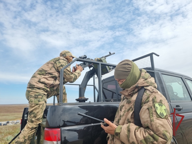 Росгвардейцы в Калмыкии отработали тактику противодействия дронам противника